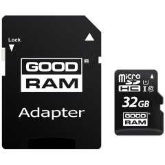 GOODRAM 32GB MICRO CARD cl 10 UHS I + adapter
