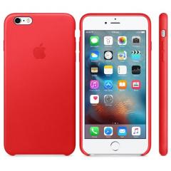 Apple iPhone 6s Plus Leather Case - (PRODUCT) RED