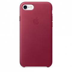 Apple iPhone 7 Leather Case - Berry