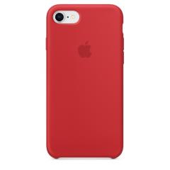 Apple iPhone 8/7 Silicone Case - (PRODUCT) RED