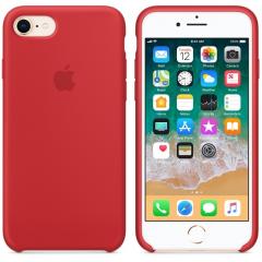 Apple iPhone 8/7 Silicone Case - (PRODUCT) RED