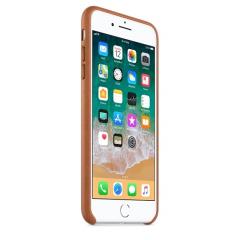 Apple iPhone 8 Plus/7 Plus Leather Case - Saddle Brown