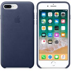 Apple iPhone 8 Plus/7 Plus Leather Case - Midnight Blue