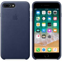Apple iPhone 8 Plus/7 Plus Leather Case - Midnight Blue