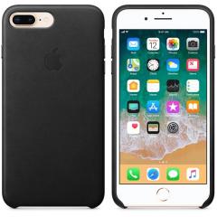 Apple iPhone 8 Plus/7 Plus Leather Case - Black