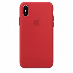 Apple iPhone X Silicone Case - (PRODUCT) RED