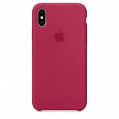 Apple iPhone X Silicone Case - Rose Red