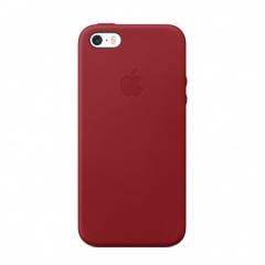 Apple iPhone SE Leather Case - (PRODUCT) RED