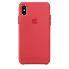 Apple iPhone X Silicone Case - Red Raspberry