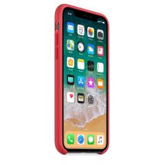 Apple iPhone X Silicone Case - Red Raspberry