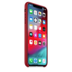 Apple iPhone XS Max Leather Case - (PRODUCT) RED