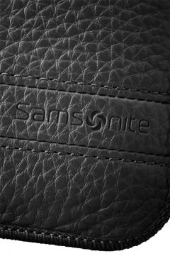 Samsonite SLIM CLASSIC LEATHER-CLASSIC SLEEVE M black