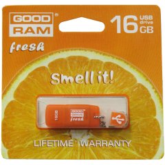 16GB USB 2.0 GOODRAM FRESH - ORANGE - RETAIL9