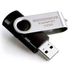 GOODRAM 16GB USB 2.0 GOODDRIVE Twister Slim Retail