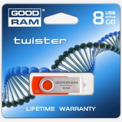 8GB GOODDRAM Twister Red Retail