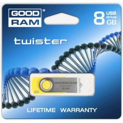 8GB GOODDRAM Twister Yellow Retail
