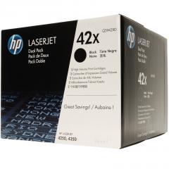 HP 42X Black Dual Pack LaserJet Toner Cartridges
