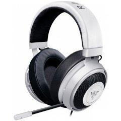 Razer Kraken Pro V2 – Analog Gaming Headset – White–OVAL Ear Cushions. 50 mm audio drivers