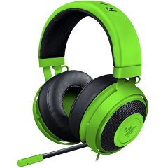 Razer Kraken Pro V2 – Analog Gaming Headset – Green –OVAL Ear Cushions. 50 mm audio drivers 