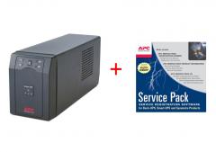 APC Smart-UPS SC 420VA 230V + APC Service Pack 3 Year Warranty Extension (for new product purchases)