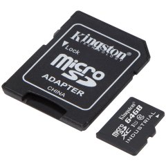 Kingston 64GB microSDXC Endurance 95R/30W C10 A1 UHS-I Card Only