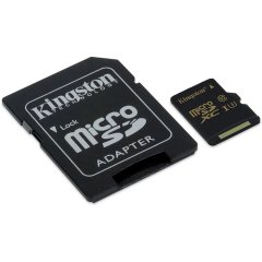 Kingston 16GB microSDHC Class U3 UHS-I 90R/45W + SD Adapter