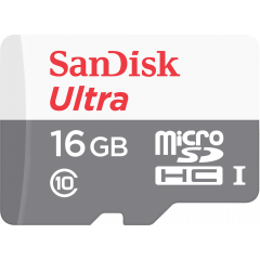 Памет SanDisk Ultra Android microSDHC 16GB 48MB/s Class 10 UHS-I