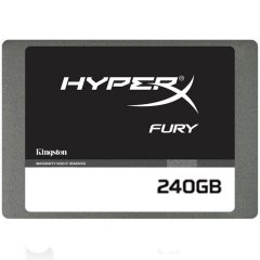 Kingston  240GB HyperX FURY SSD SATA 3 2.5 (7mm height) w/Adapter
