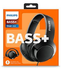 Philips слушалки с микрофон BASS+