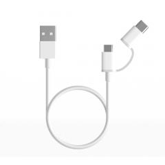 Xiaomi Кабел Mi 2-in-1 USB Cable Micro USB to Type C (30cm)