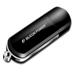 SILICON POWER 4GB USB 2.0 Luxmini 322 Black