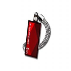 SILICON POWER 8GB USB 2.0 Touch 810 Red