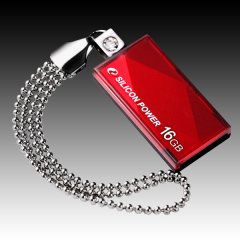 SILICON POWER 16GB USB 2.0 Touch 810 Red