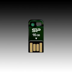 SILICON POWER 16GB USB 2.0 Touch T02 Зелен