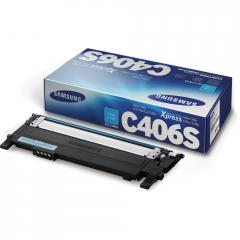 Консуматив Samsung CLT-C406S Cyan Toner Cartridge (up to 1 000 A4 Pages at 5% coverage)*