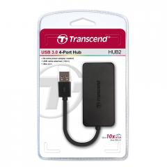 USB 3.0 4-портов хъб Transcend USB 3.0