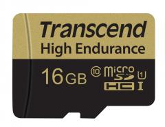 Памет Transcend 16GB High Endurance microSDXC/SDHC USD Card (Class 10) for car video recorders