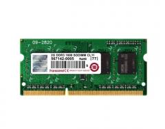 Transcend 2GB 204pin SO-DIMM DDR3 1600 1Rx8 256Mx8 CL11 1.5V