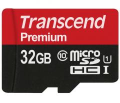 Transcend 32GB micro SDHC UHS-I Premium (No Box & Adapter