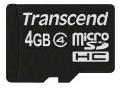 Transcend 4GB microSDHC (No Box & Adapter