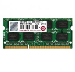 Transcend 4GB 204pin SO-DIMM DDR3 1600 1Rx8 512Mx8 CL11 1.5V