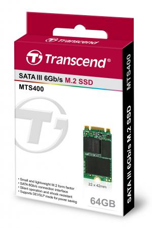 Твърд  диск Transcend 64GB M.2  2242(42 X 22mm) SSD SATA3 MLC