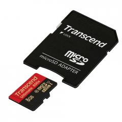 Transcend 8GB microSDHC UHS-I (with adapter