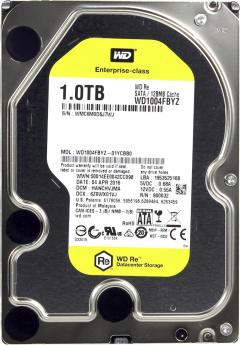 HDD 1TB SATAIII WD RE 7200rpm 128 MB for servers (5 years warranty)