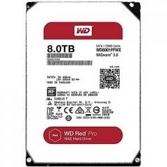 HDD 8TB SATAIII WD Red PRO 7200rpm 128MB for NAS and Servers (5 years warranty)