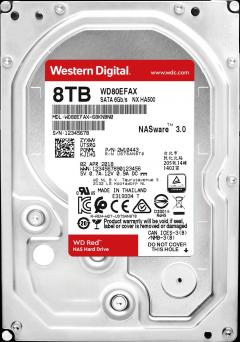 HDD 8TB SATAIII WD Red 256MB for NAS (3 years warranty)