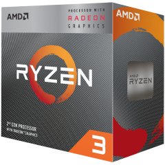 AMD CPU Desktop Ryzen 3 4C/4T 1200 (3.1/3.4GHz Boost