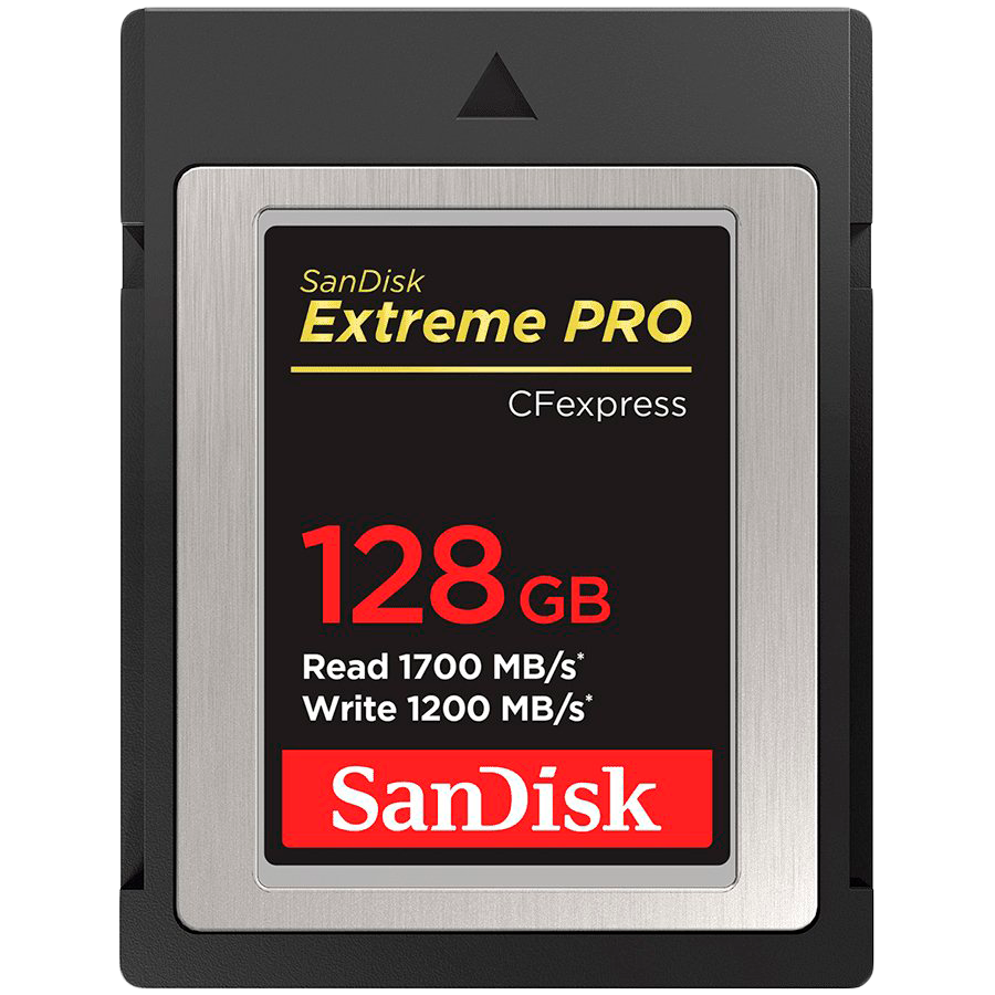 SanDisk Extreme PRO CFexpress Card Type B, 128GB, 1700MB/s Read, 1200MB ...