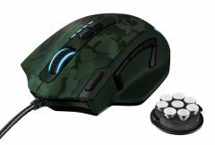 TRUST GXT 155C Gaming Mouse - green camouflage