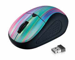 TRUST Primo Wireless Mouse - black rainbow